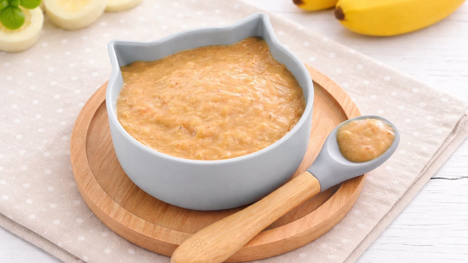 Banana and Peanut Butter Puree (Baby Breakfast) Recipe - Calories & Macro Breakdown